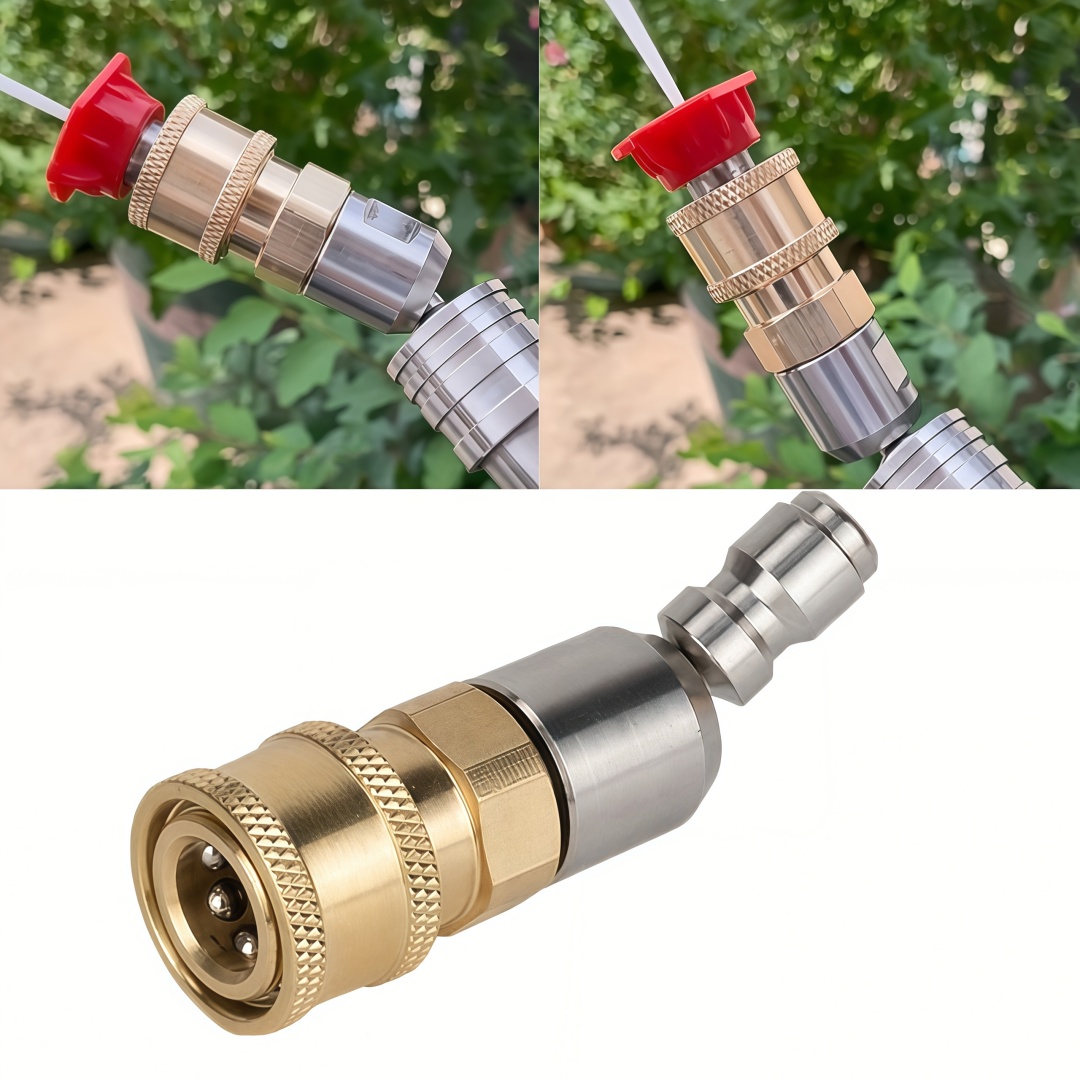 Laser Nozzle Ceramic - 360° Pivoting Pressure Washer Nozzle Adapter