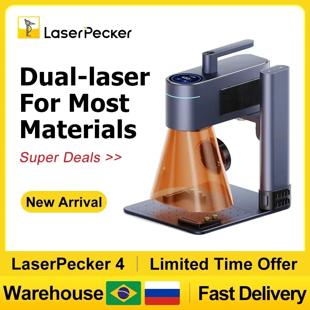 Industrial Laser Cutting - LASERPECKER 4 LP4 Laser Engraving Machine