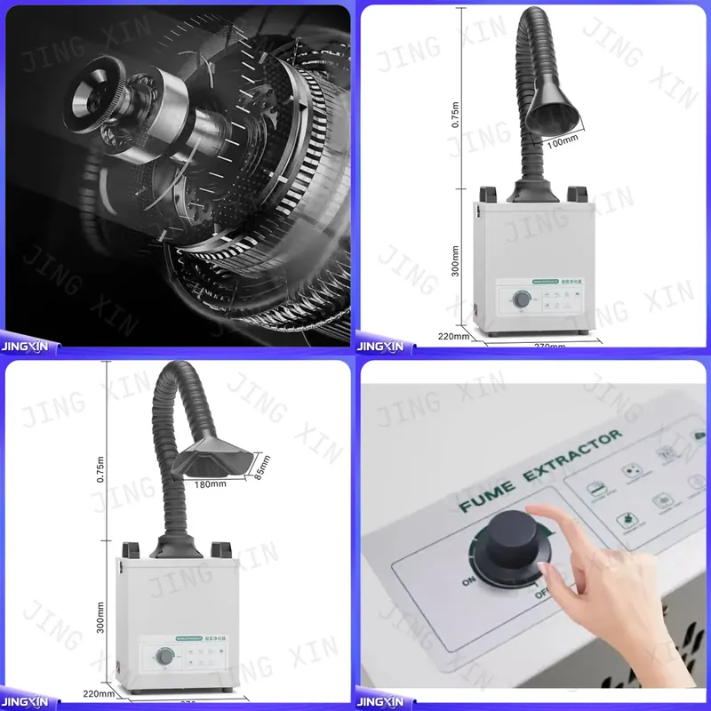 Industrial Laser Engraving Machine For Metal - custom for 120W Smoke Purifier For