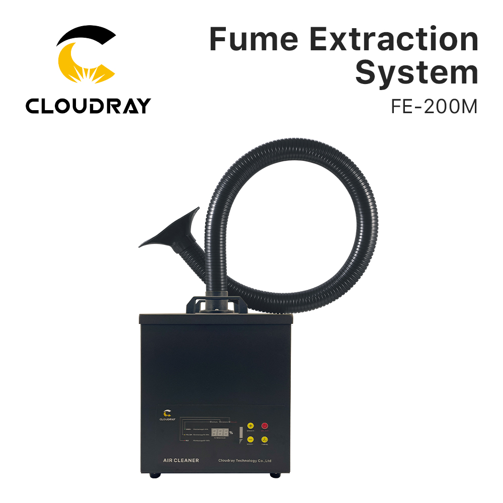 Industrial Laser Cutting - Cloudray Fume Extraction System FE-200M For