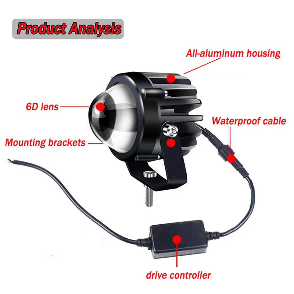 Motorcycle Projector Laser Lig - Laser Focus Lens review and price