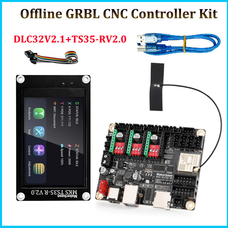 Makerbase MKS DLC32 V2.1 32Bit - Controller Grbl Board review and price