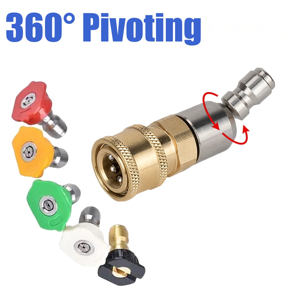 360° Pivoting Pressure Washer  - Laser Nozzle Ceramic review and price