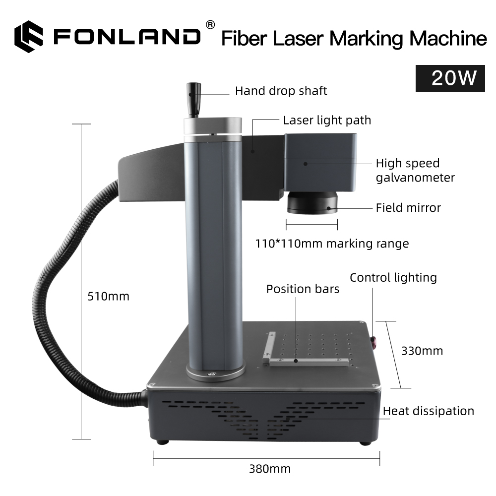 Fonland S4 Metal Fiber Laser M - Industrial Laser Engraving Machine For Metal review and price
