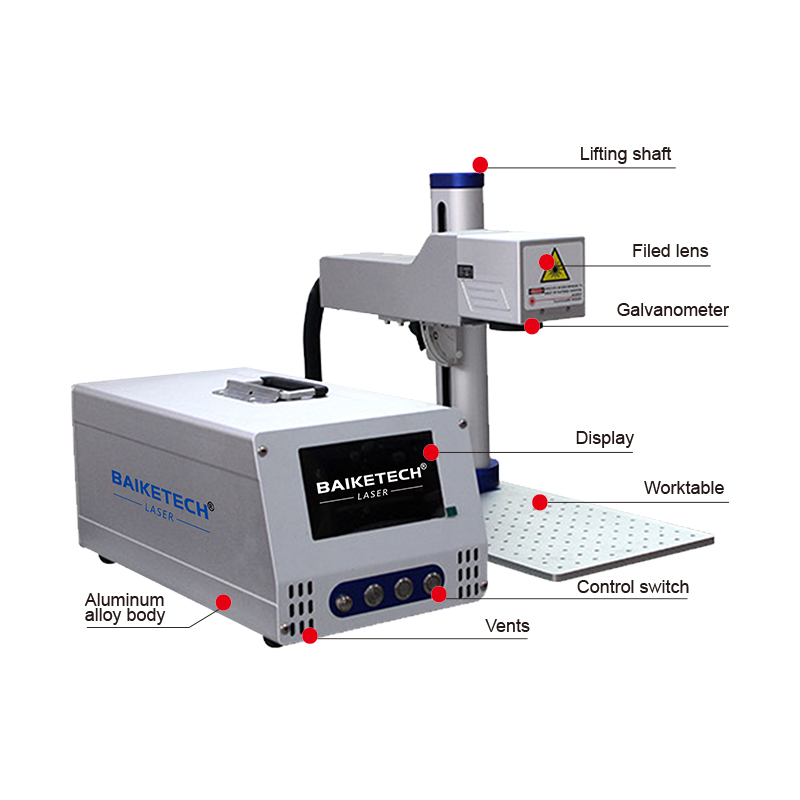 High-Speed 20W/30W Fiber Laser - Industrial Laser Engraving Machine For Metal review and price