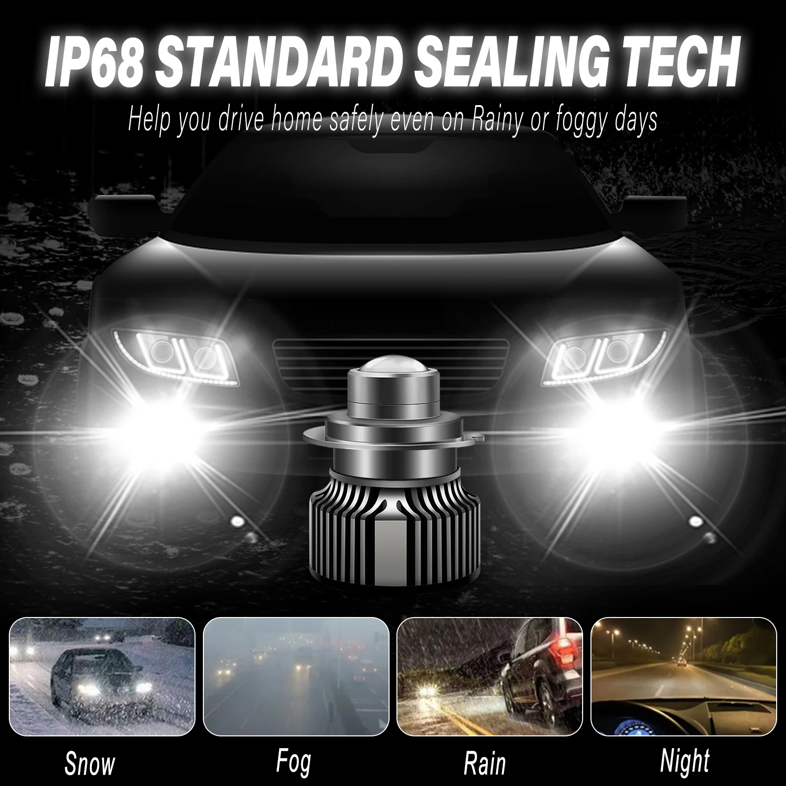 H11 Led Fog Light Bulb Laser L - Laser Focus Lens review and price