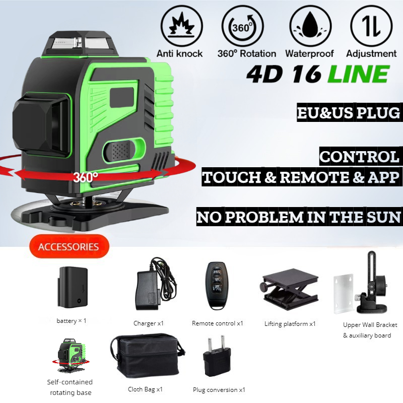 Tripod/Nivel A Laser 16 Lines  - Industrial Laser Measurement review and price