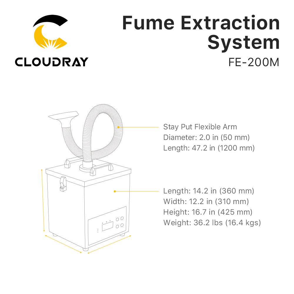 Cloudray Fume Extraction Syste - Industrial Laser Cutting review and price